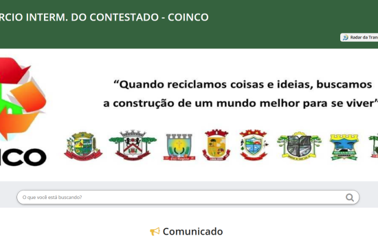 Acesse o Portal da Transparência do COINCO