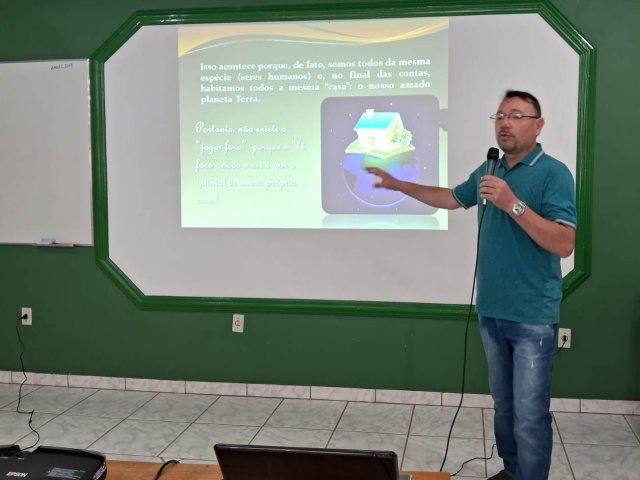 Palestras de educação ambiental no COINCO