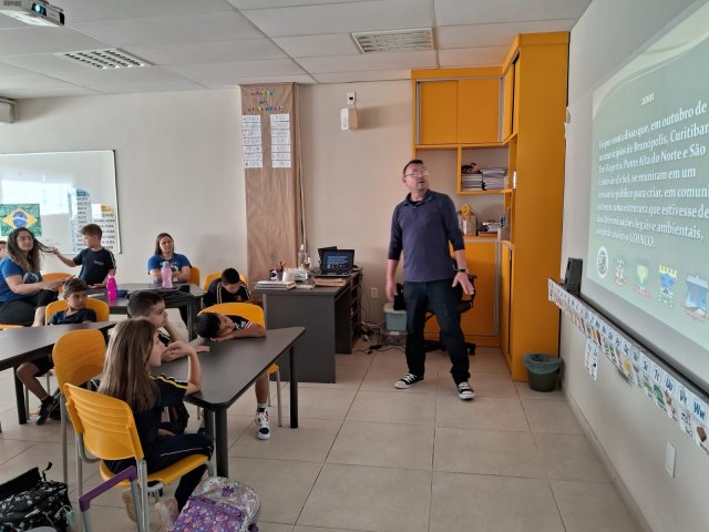 Palestras na Escola SESC Curitibanos